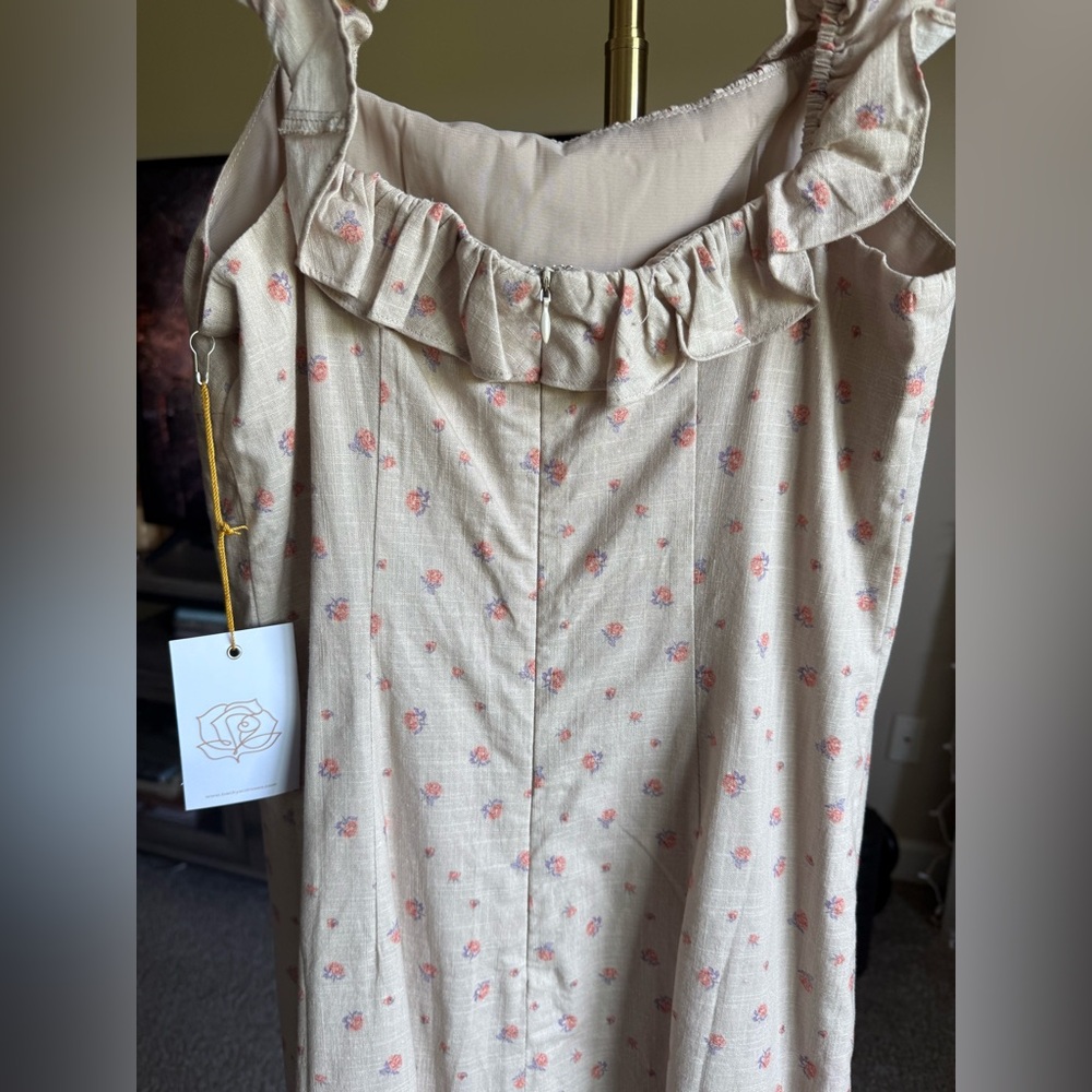 Backyard Roses Flora Midi Dress NWT - Picture 10 of 10